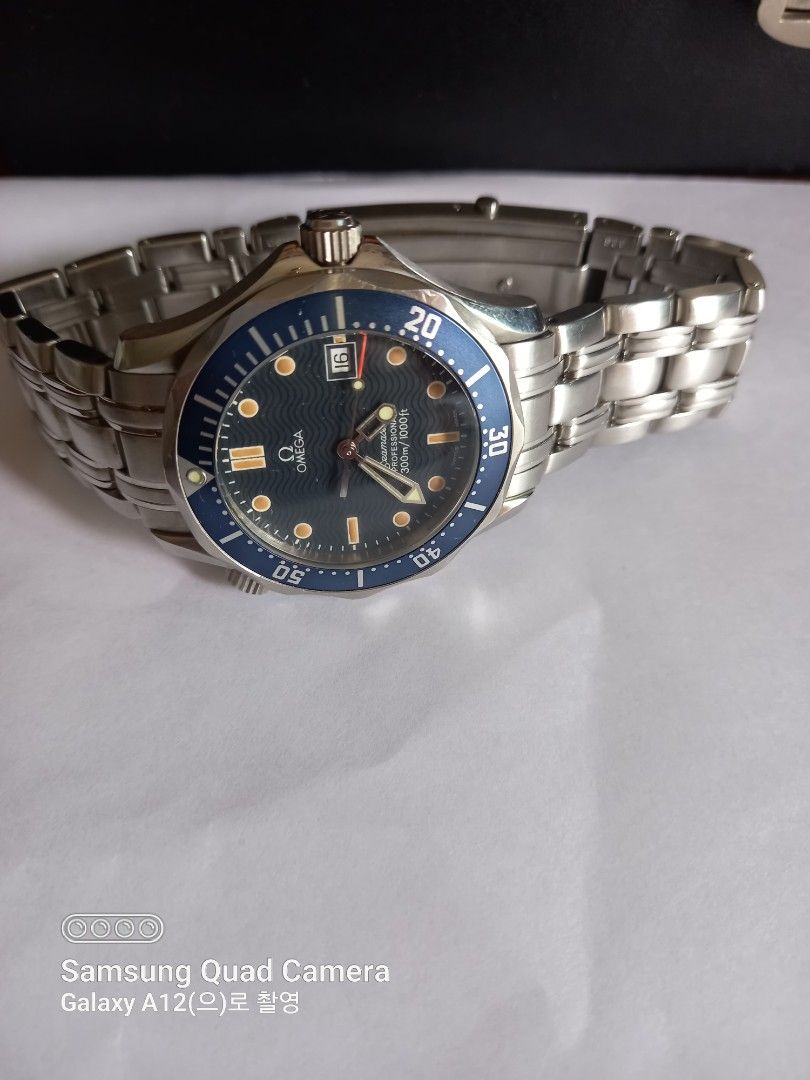 Omega seamaster sales battery change