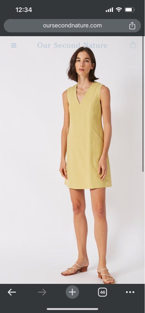 V-Neck Shift Dress - Our Second Nature