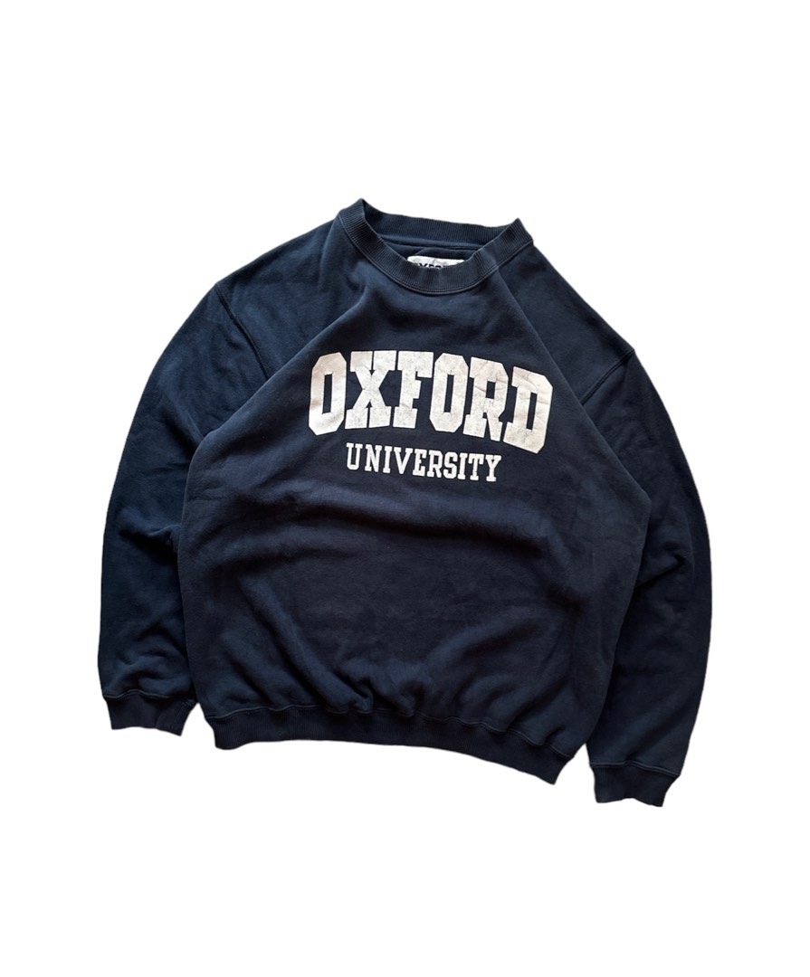 Oversized university outlet sweatshirt
