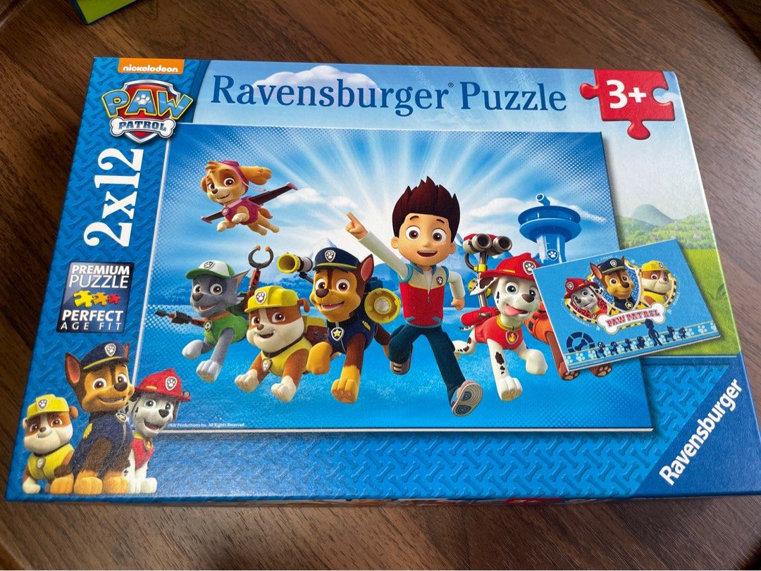 Paw Patrol ravensburger puzzle 3+, Hobbies & Toys, Toys & Games on ...