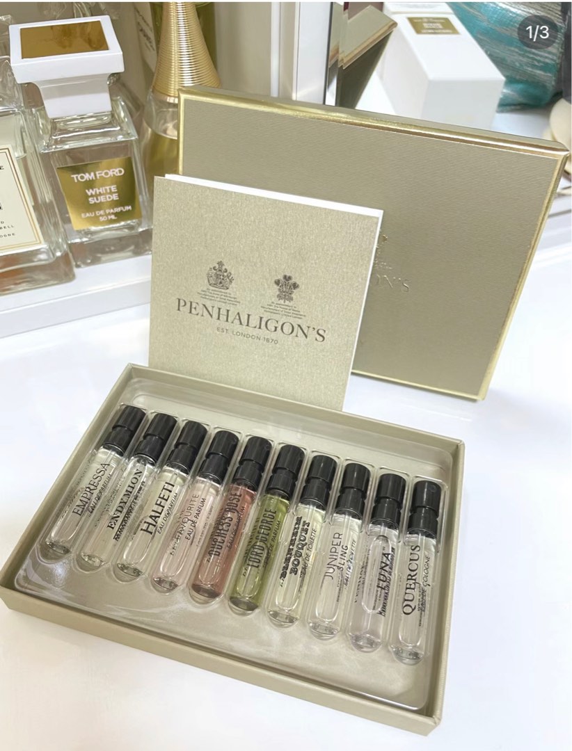 Penhaligon’s Scents Library Perfume Set 10 pcs Pocket Scents, Beauty