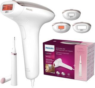 Philips Lumea Advanced IPL BRI923/00 Hair Removal Device for Face and Body With Satin Compact pen trimmer
