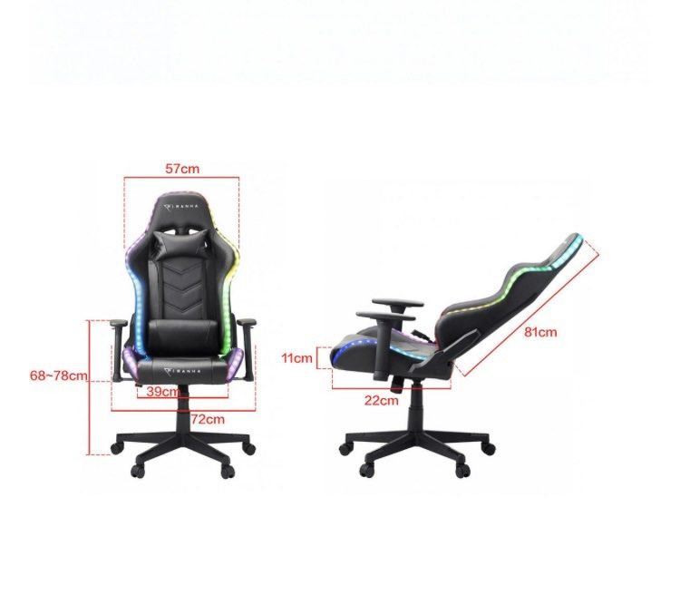 Piranha attack rgb gaming chair clearance