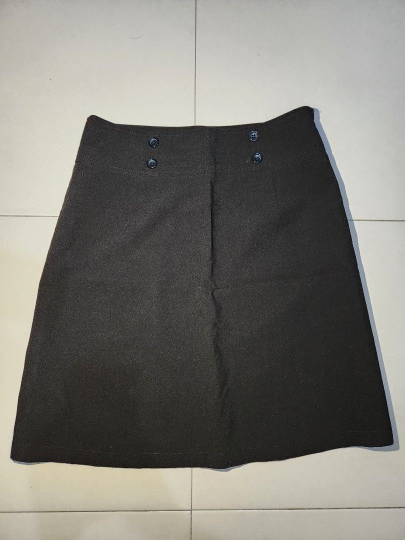 Black a line office on sale skirt