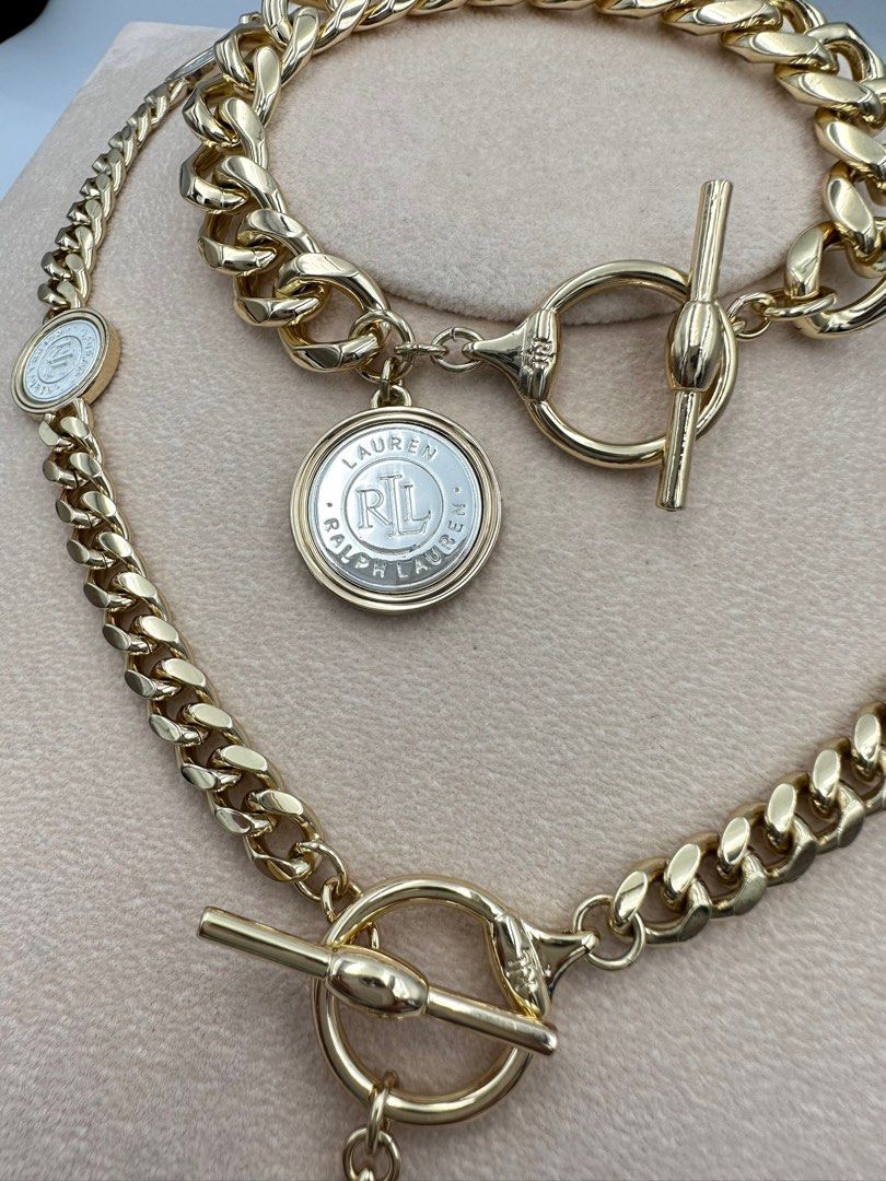 Polo Ralph Lauren Two Tone Motive Set Luxury Accessories on