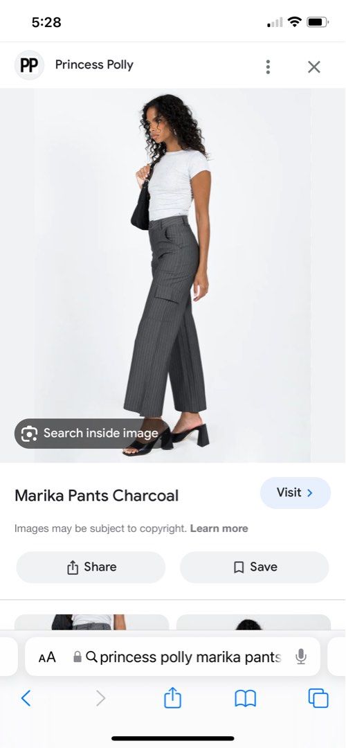 Marika Pants Charcoal