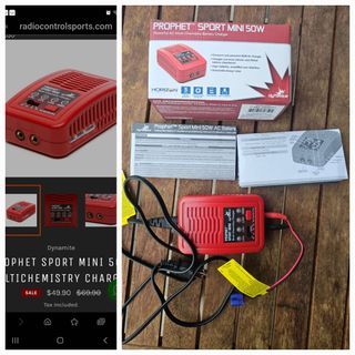 Prophet Sport Mini 50W RC Car LiPo/NiMH/LiFe/LiHV battery charger