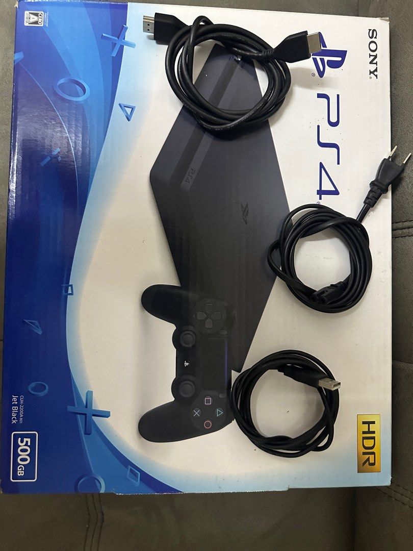 PS4 Slim 500GB + free 2 games, Video Gaming, Video Game Consoles