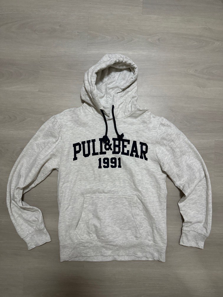 Pull and bear clearance logo hoodie women's