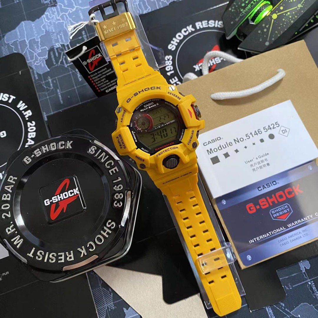 G shock store rangeman kuning