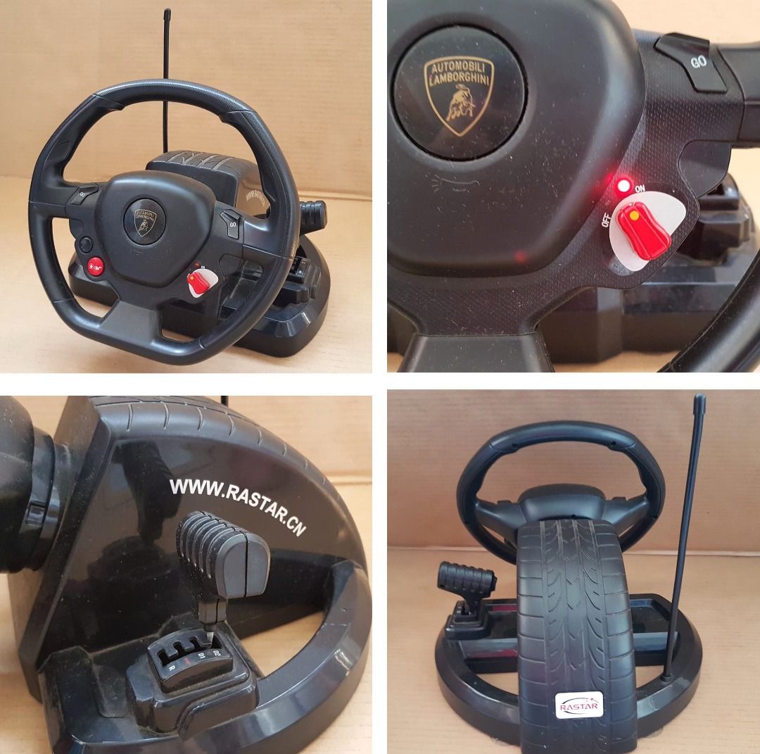 RASTAR Steering Wheel Rare Gadget Steering Wheel Transmitter