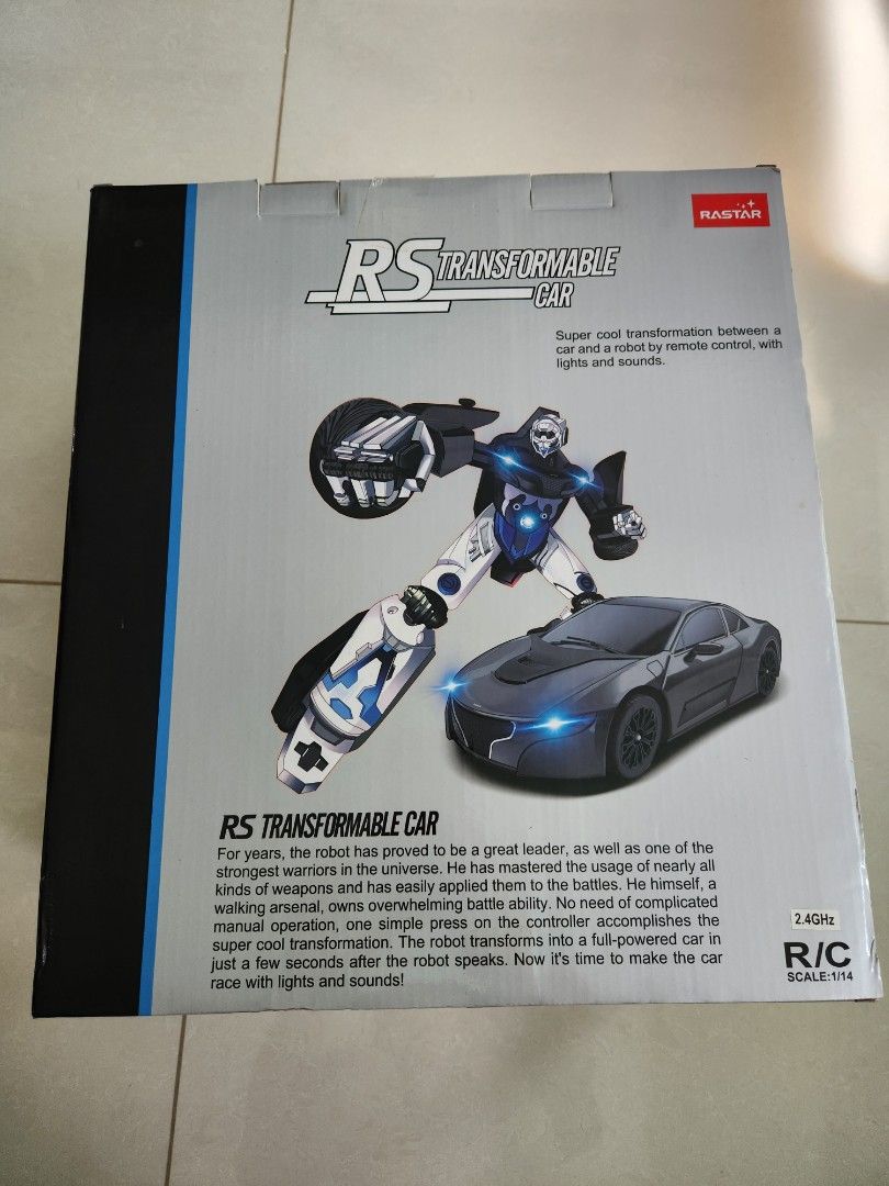 Rastar Transformable Car Hobbies Toys Toys Games on Carousell