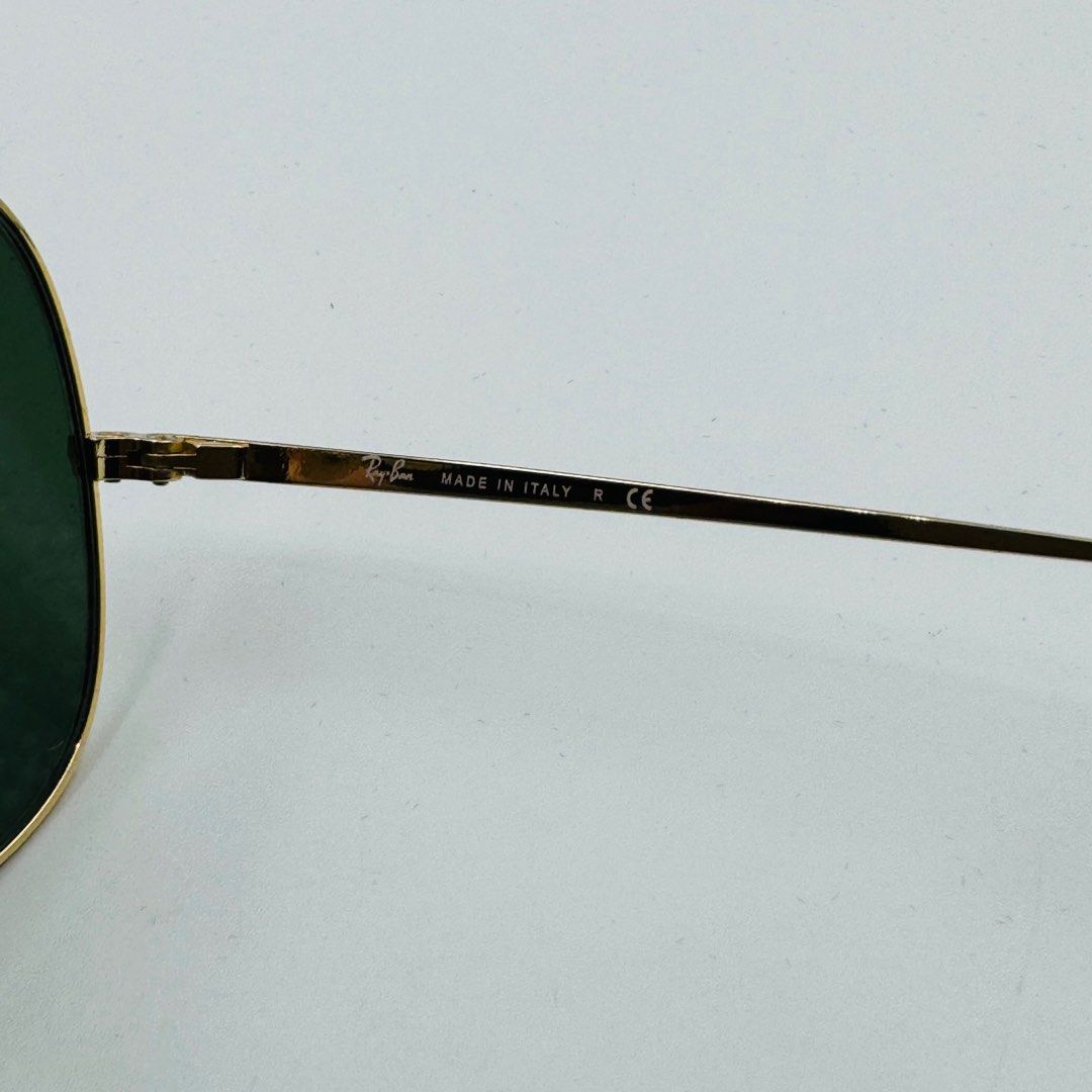 Rayban RB3561 001 The General Gold w Green 57 Men s Fashion