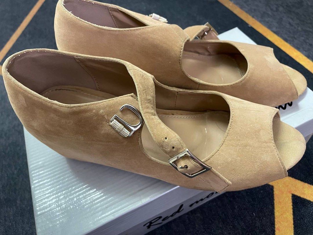 Red discount modani shoes