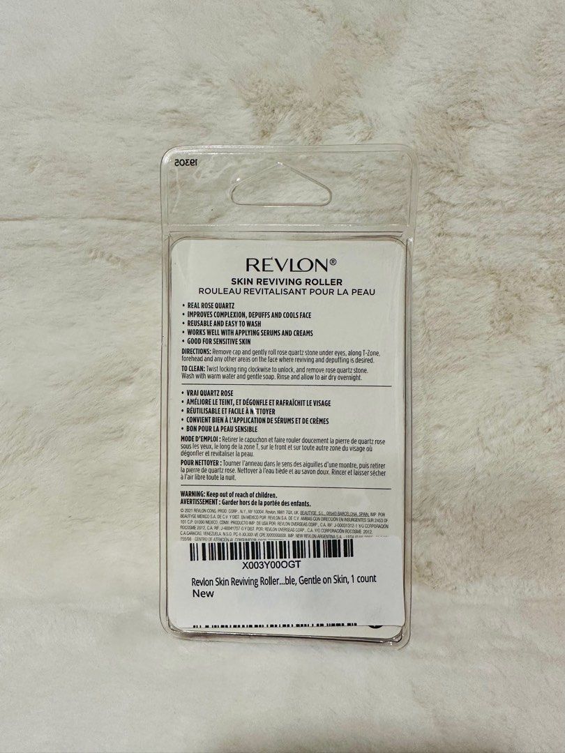 Revlon Skin Reviving On-The-Go (Category: Face Care) located in Quezon City. Submitted by hollyarevalo (Listing ID 1264060991, Image 2). Description: REVLON SKIN Reviving On-The- Go Real Rose Quartz Skin Reviving Roller Improves complexion, depuffs and cools face Works well in applying serums and creams Good for sensitive skin Php 550.