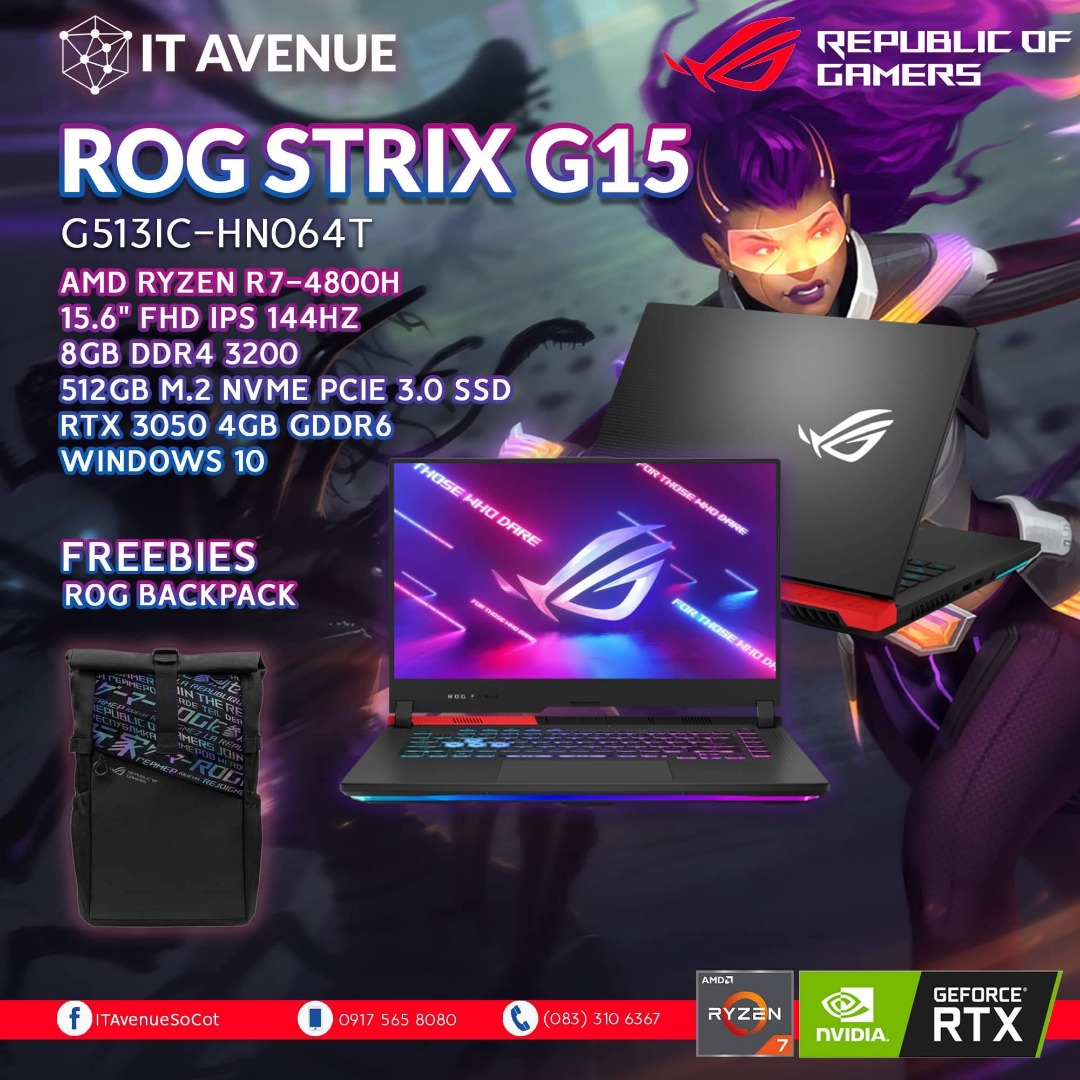 rog strix ryzen 7 6800h rtx 3050