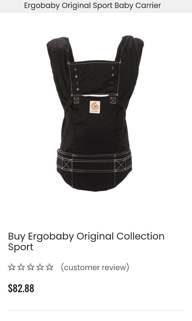 Sport baby cheap carrier ergobaby