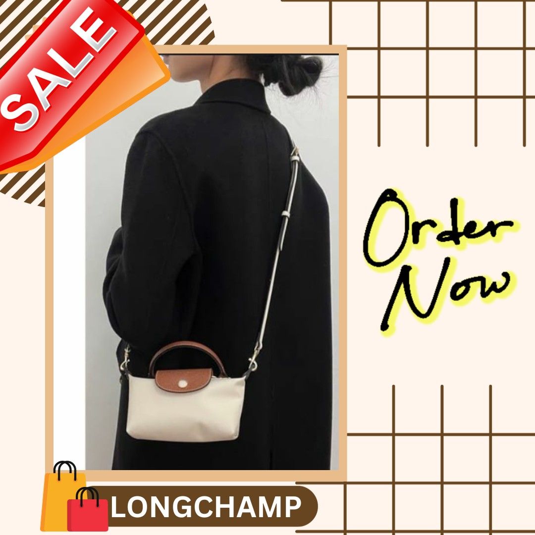 SOLD) Longchamp Pouch w/ Handle and SLING PRE-ORDER, Women's Fashion, Bags  & Wallets, Cross-body Bags on Carousell