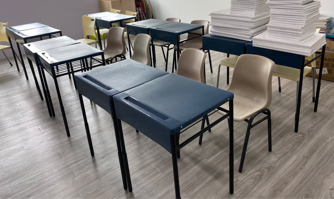 School tables and chairs, Hobbies & Toys, Stationery & Craft