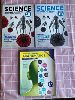 Sec 1 Math and Science Textbooks