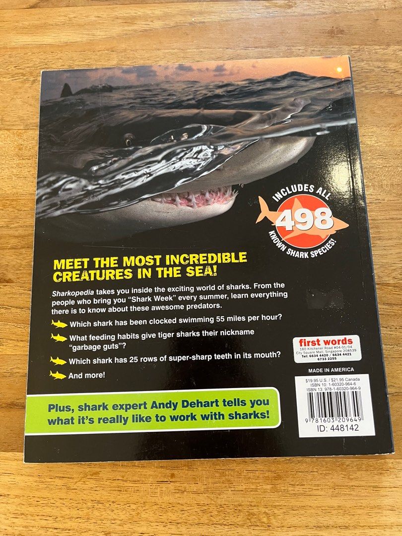 Sharkopedia, Hobbies & Toys, Books & Magazines, Children's Books on ...