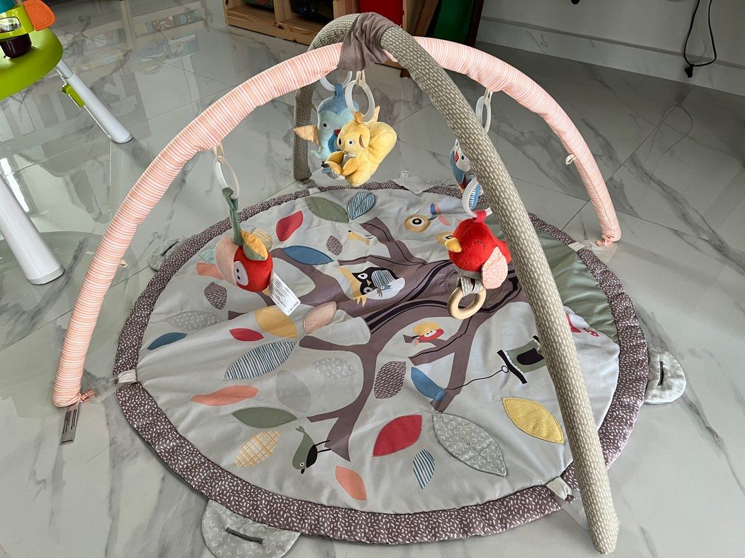 Skip hop treetop friends activity gym hot sale grey pastel