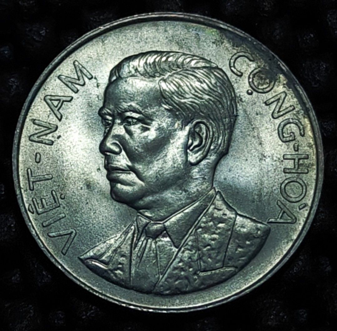 South Vietnam 1963 50 XU Ngo Dinh Diem Coin Currency UNC, Hobbies & Toys,  Memorabilia & Collectibles, Currency on Carousell