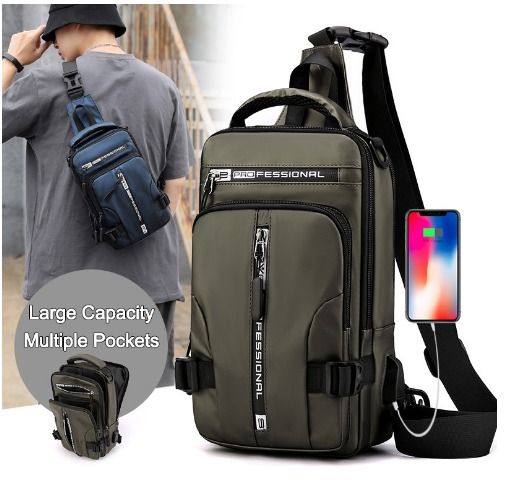 Mens chest shop bag fashion