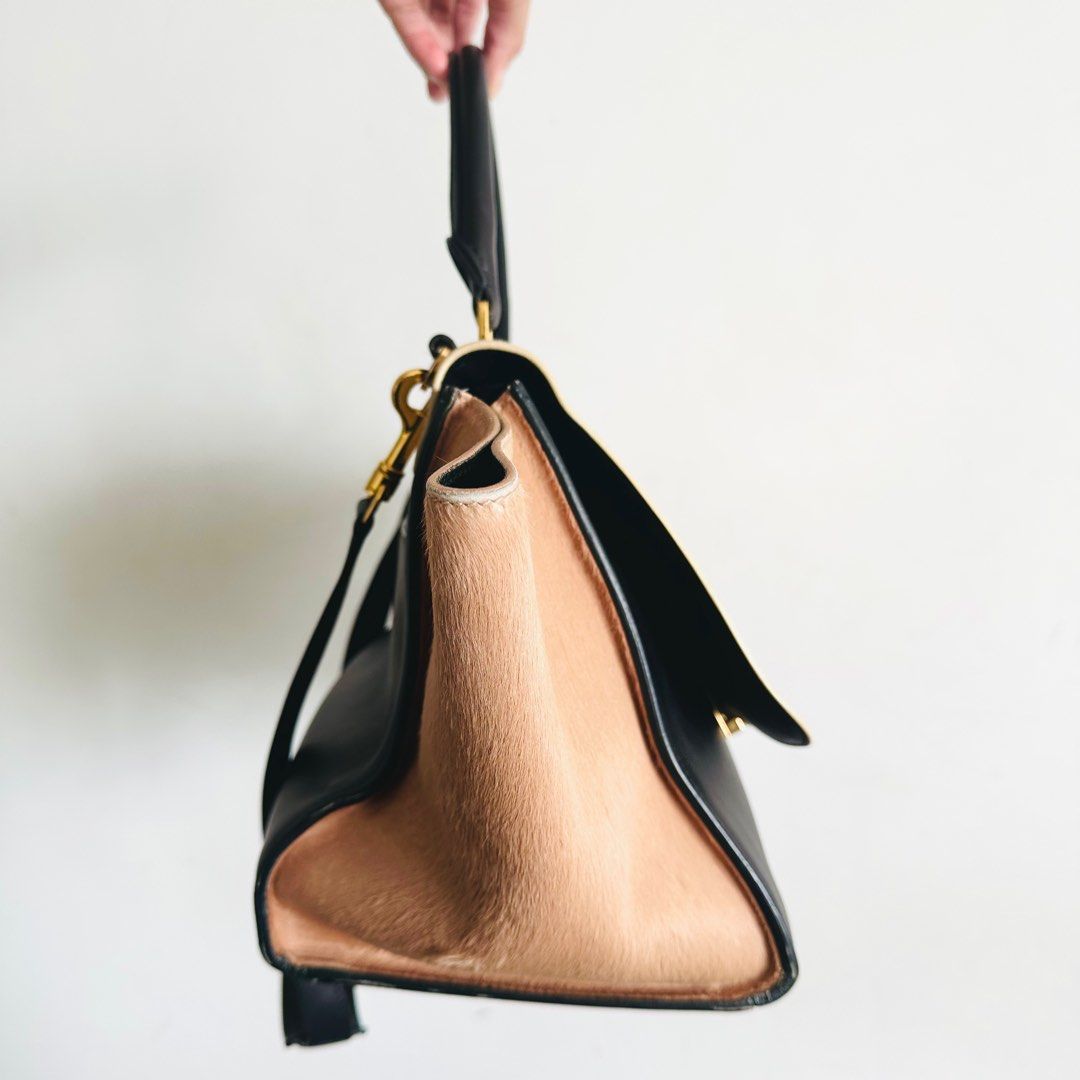STEAL Celine Trapeze Phantom Medium Tricolour GHW Flap Top