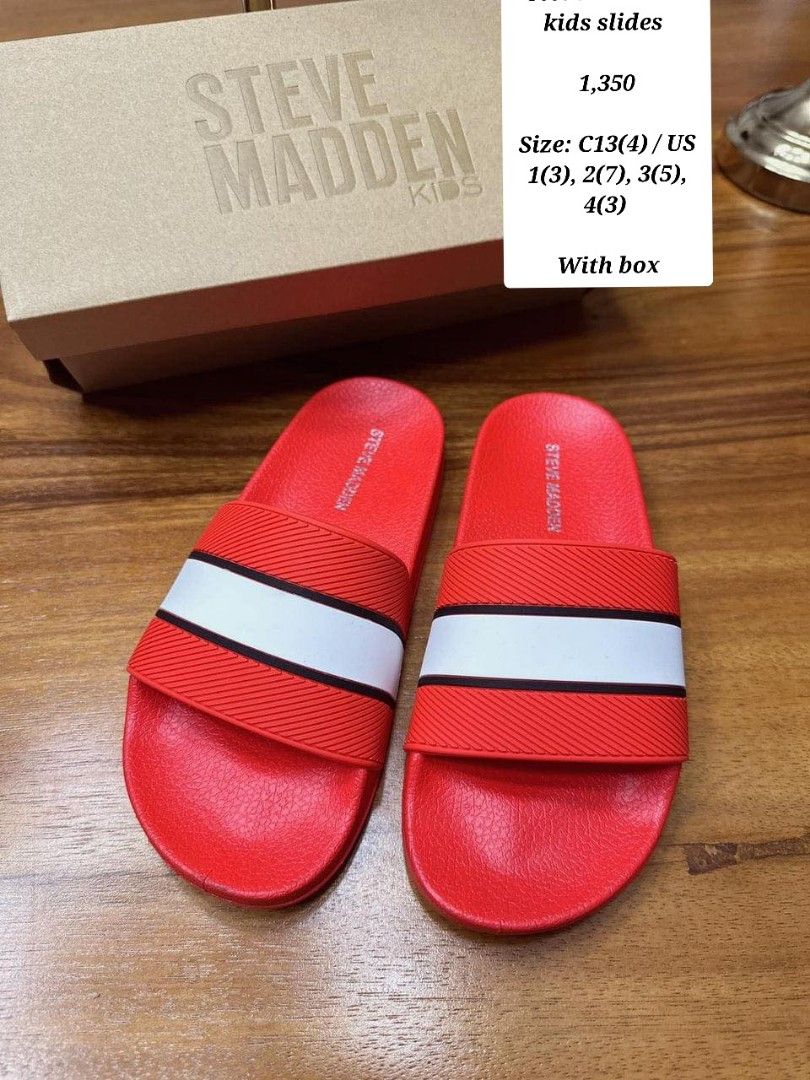 Steve madden kids slides store