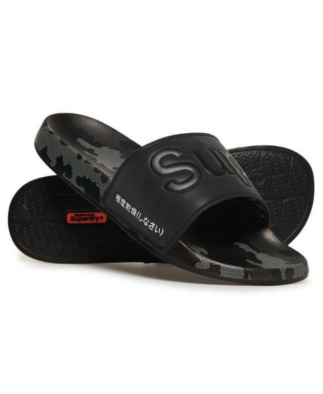 Superdry sliders Superdry slides in black Camo Men s Fashion
