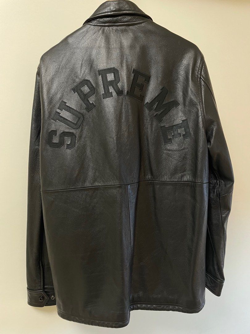 Supreme Champion Leather Coach Jacket