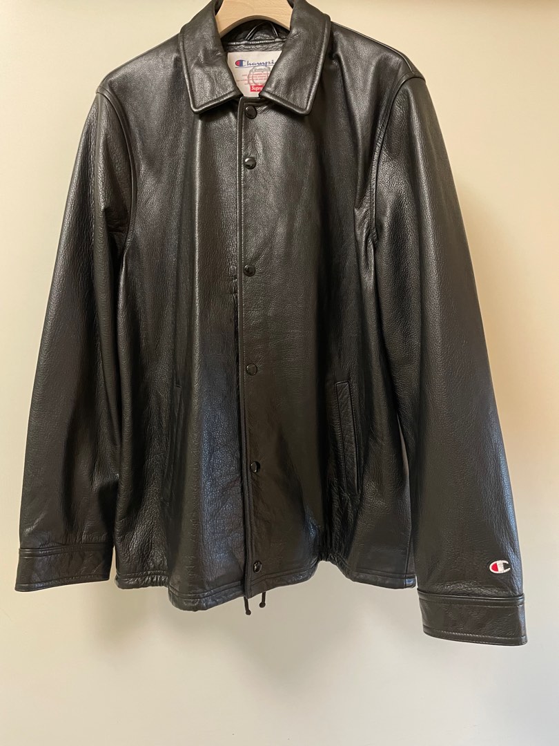 2022高い素材 Supreme Champion Leather Coaches Jacket | www 