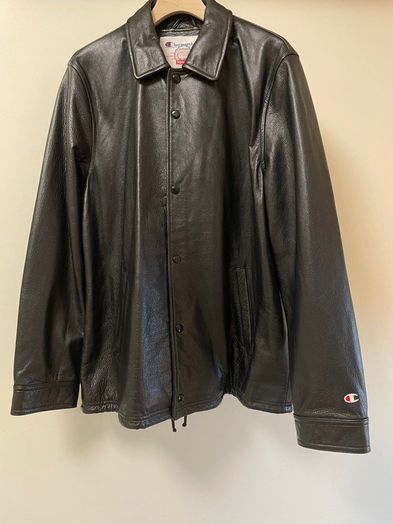 Supreme Champion Leather Coach Jacket