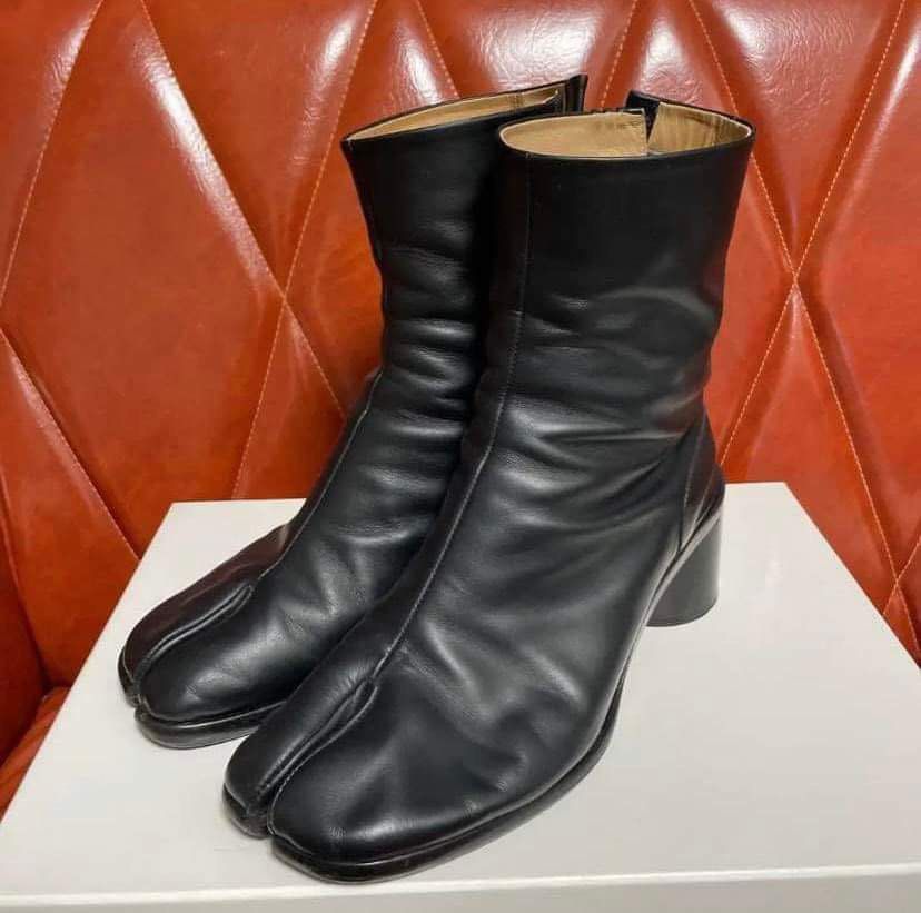 足袋ブーツ Maison Margiela 36.5 黒 ブラックタビブーツ - ブーツ