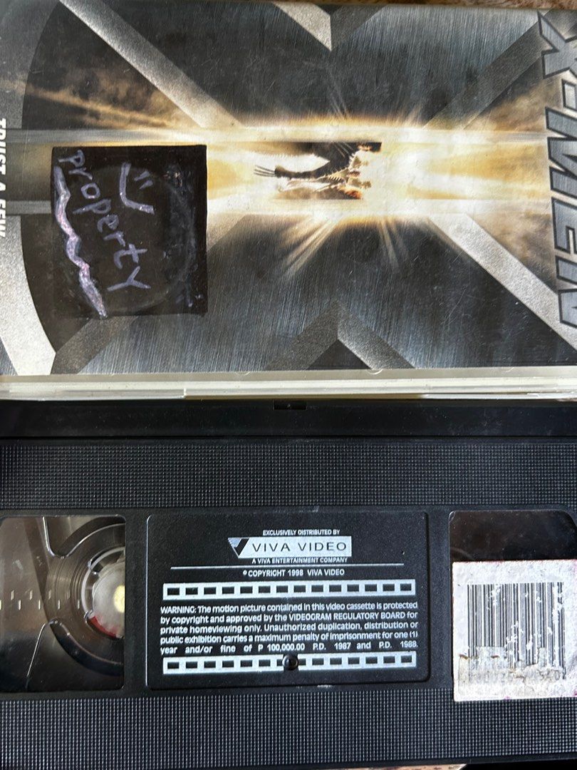 TAKE ALL! VHS tapes Armageddon End of Days X-Men, Hobbies & Toys, Music
