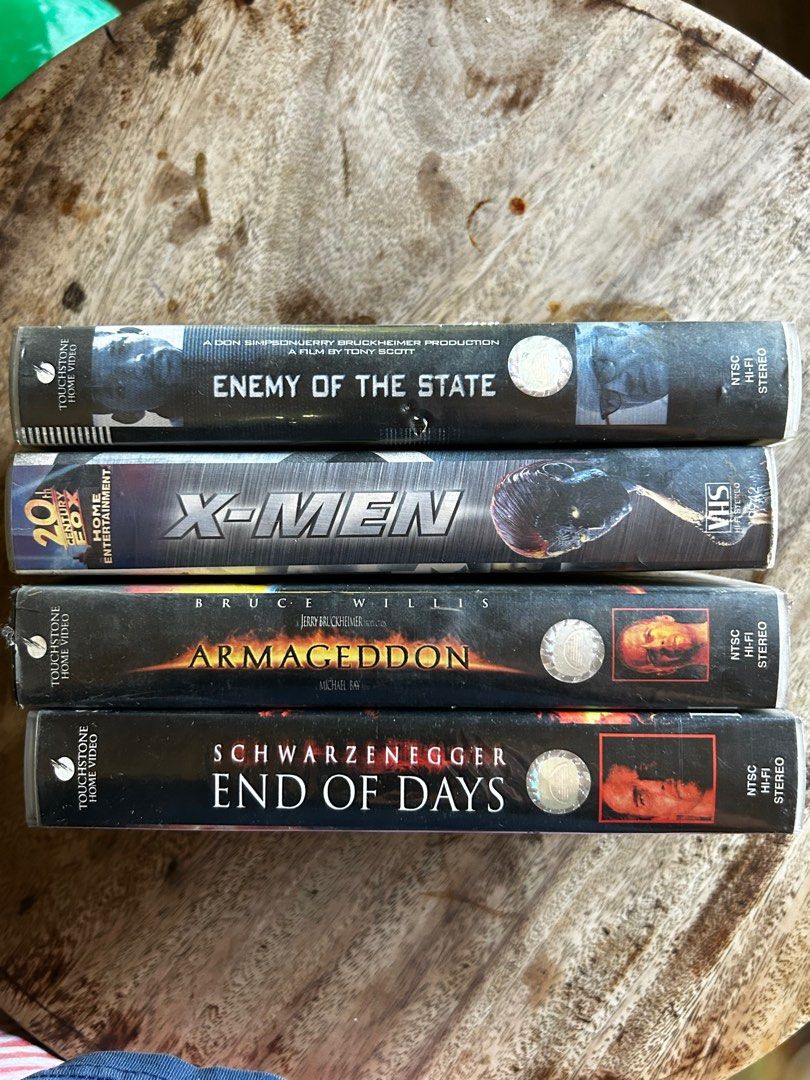 TAKE ALL! VHS tapes Armageddon End of Days X-Men, Hobbies & Toys, Music