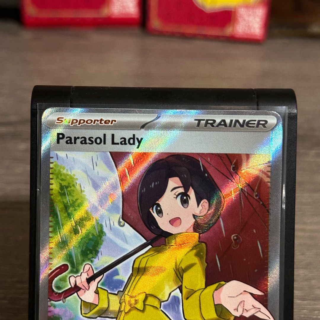 TCG POKEMON - Parasol Lady - 238/182 - Full Art Secret Rare Paradox Rift