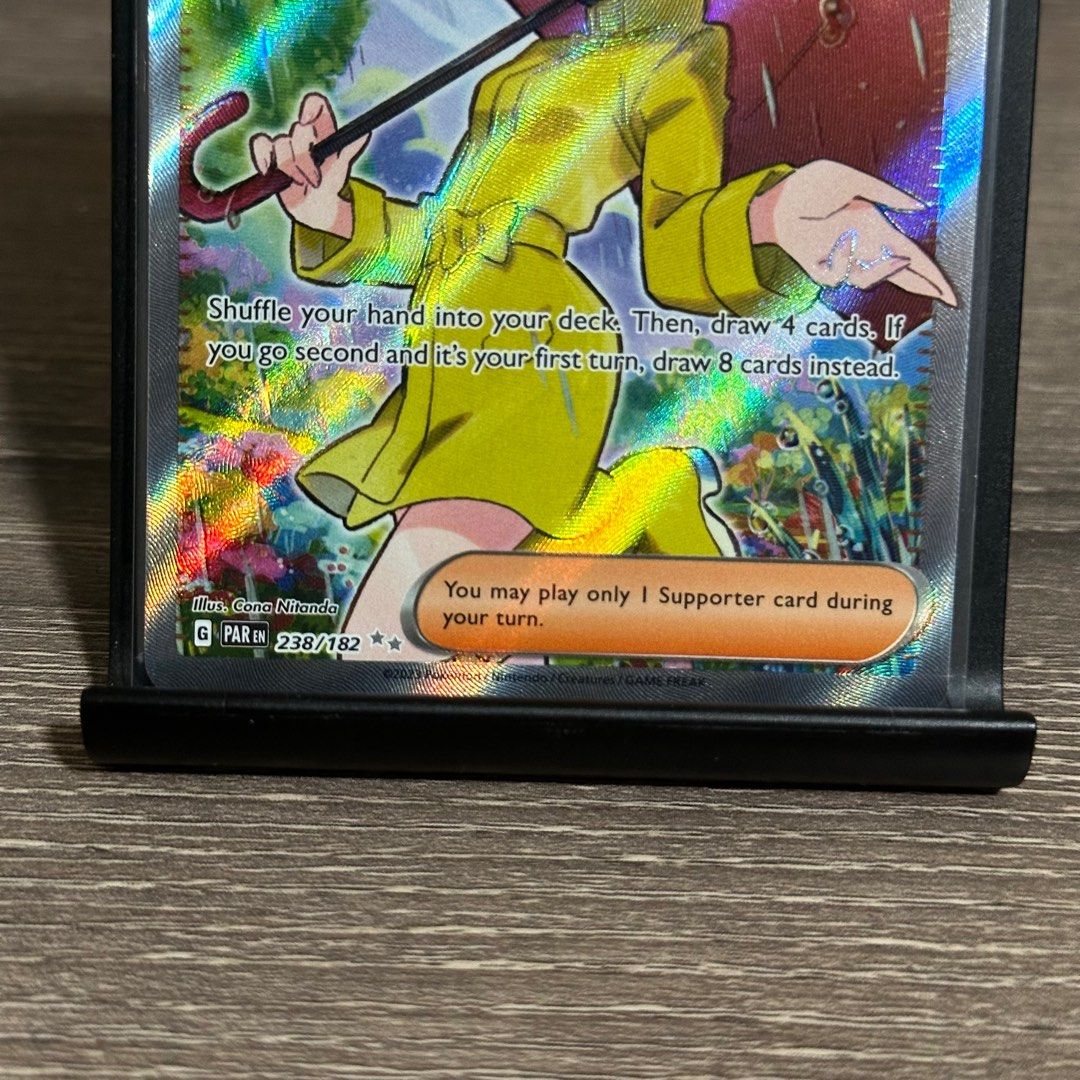 TCG POKEMON - Parasol Lady - 238/182 - Full Art Secret Rare Paradox Rift