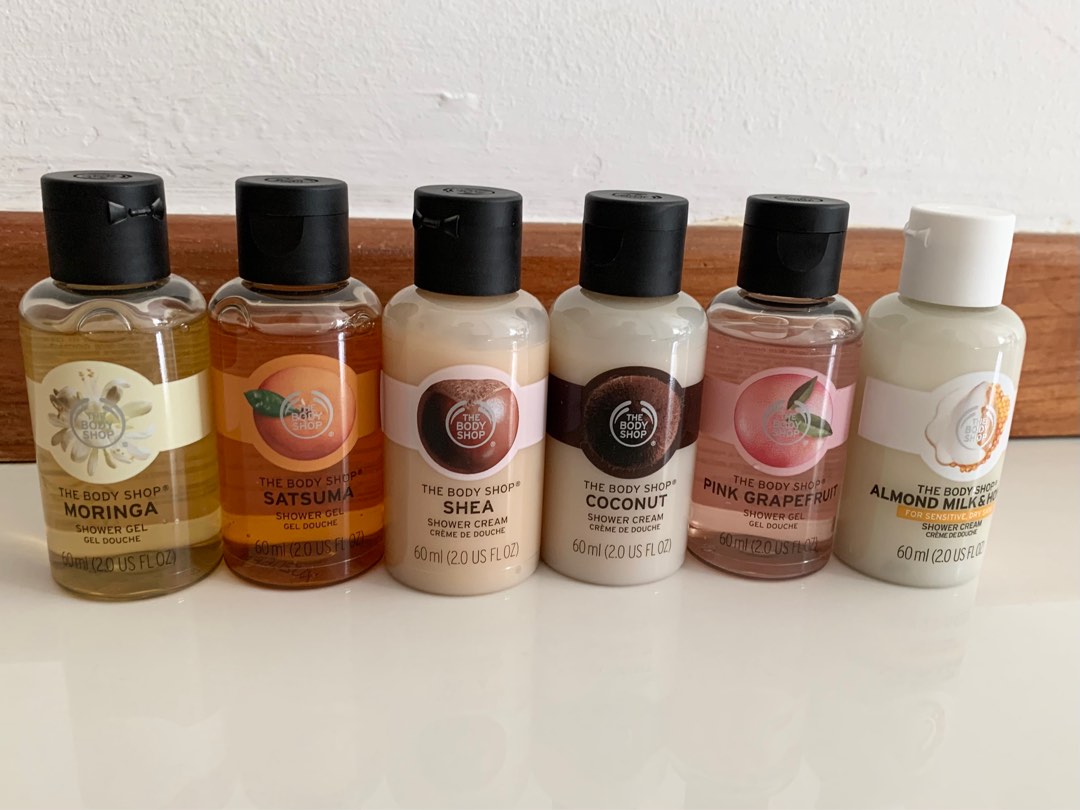 The Body shop shower cream shower gel series, Beauty & Personal Care