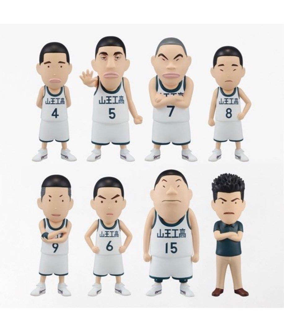 The First Slam Dunk Figure Collection Set 山王&湘北男兒當入樽灌籃