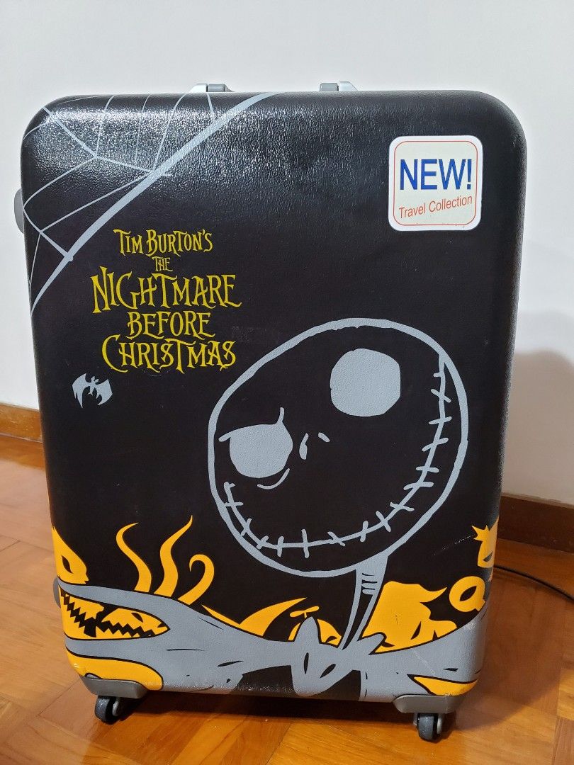 Nightmare before store christmas luggage