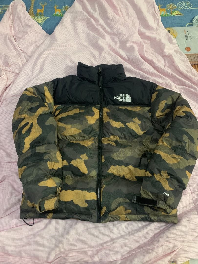 The North Face Camouflage puffer jacket Men s Fashion Clothes on
