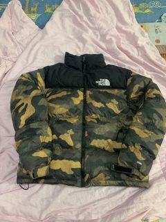 The North Face Camouflage puffer jacket