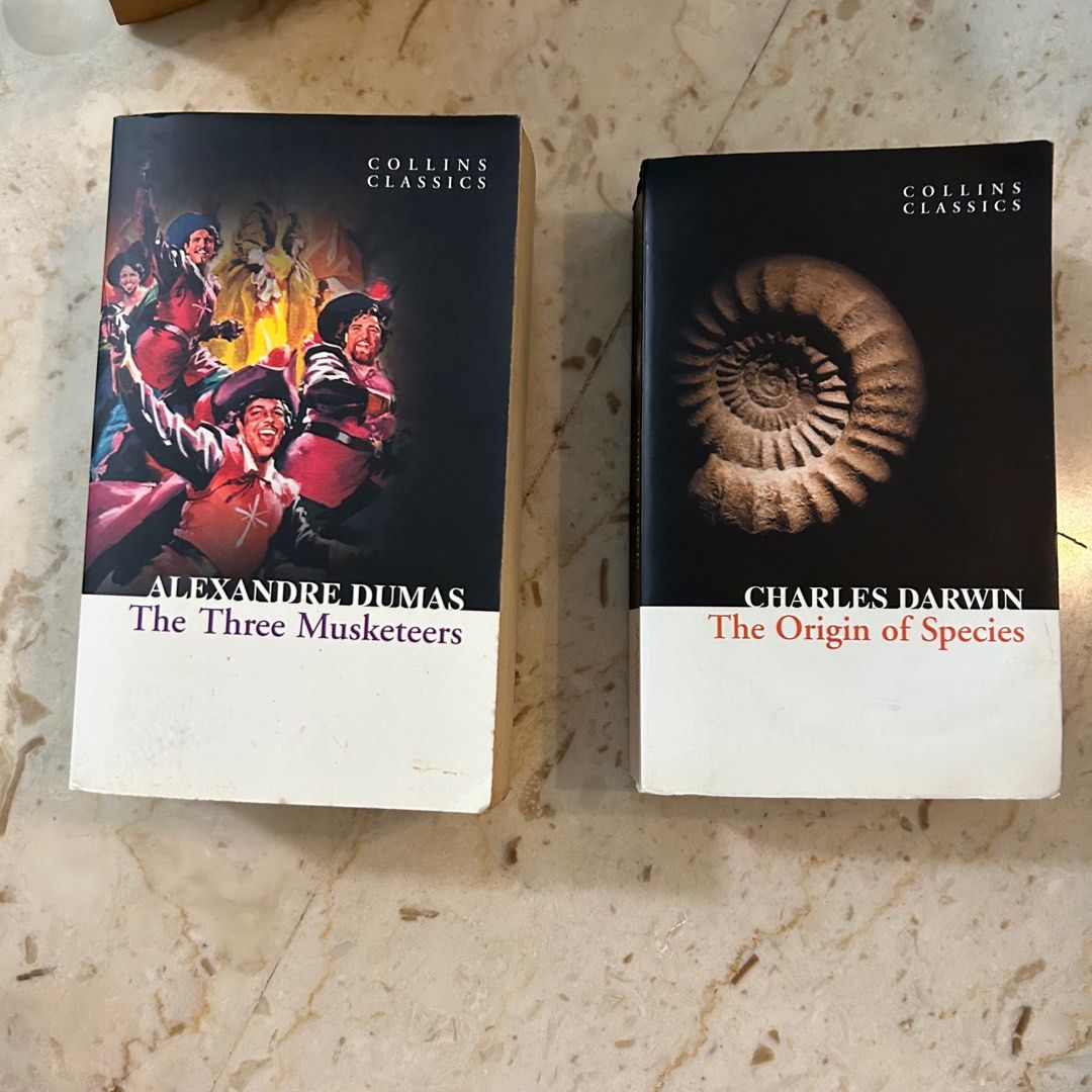 The three musketeers & the origin of species, Hobbies & Toys, Books