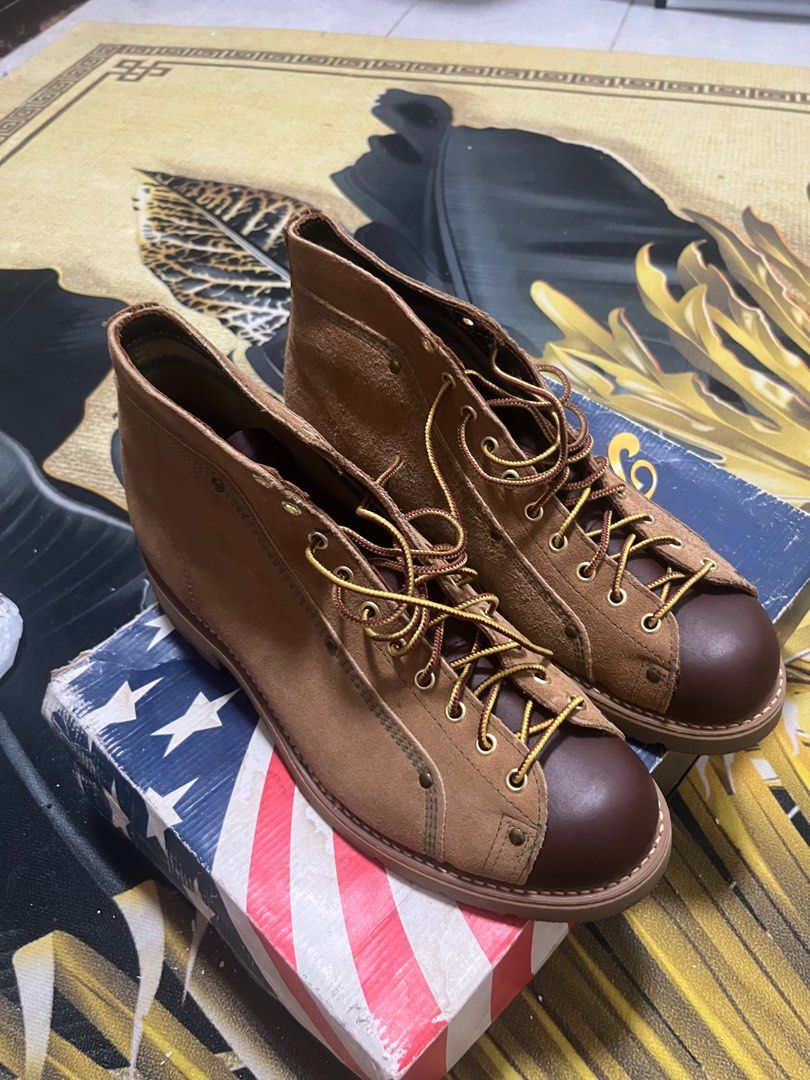 Thorogood roofer portage hot sale leather boot