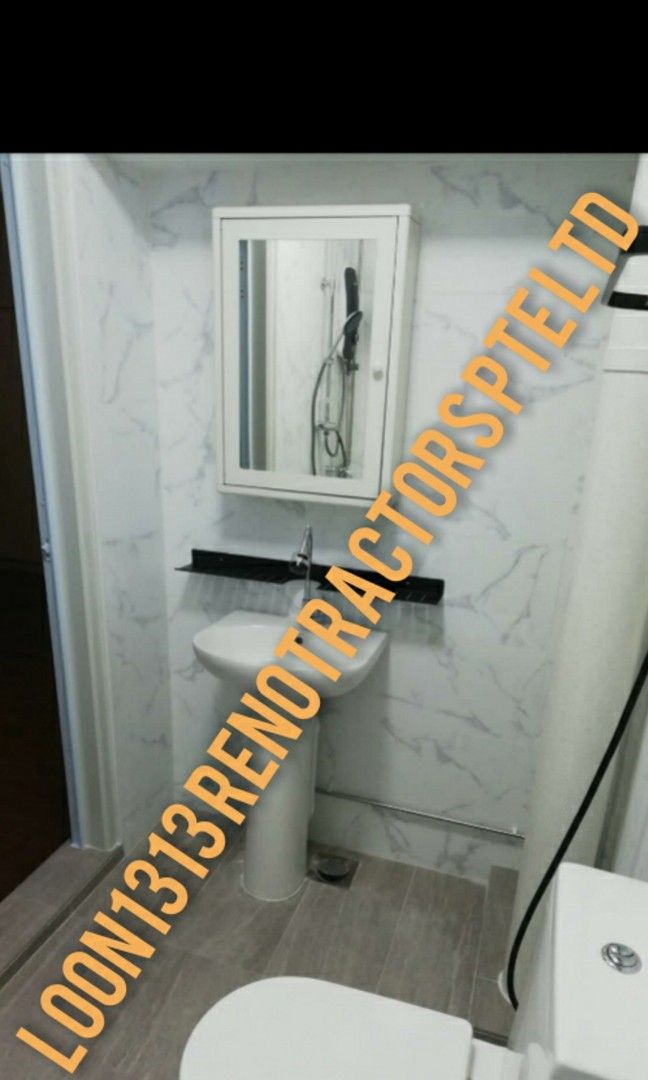 Toilet Overlay Tiles Works Walls + Floor Completions, Home Services