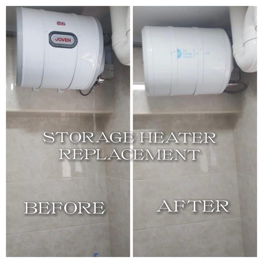 Toilet storage heater/instant heater new install or replacement