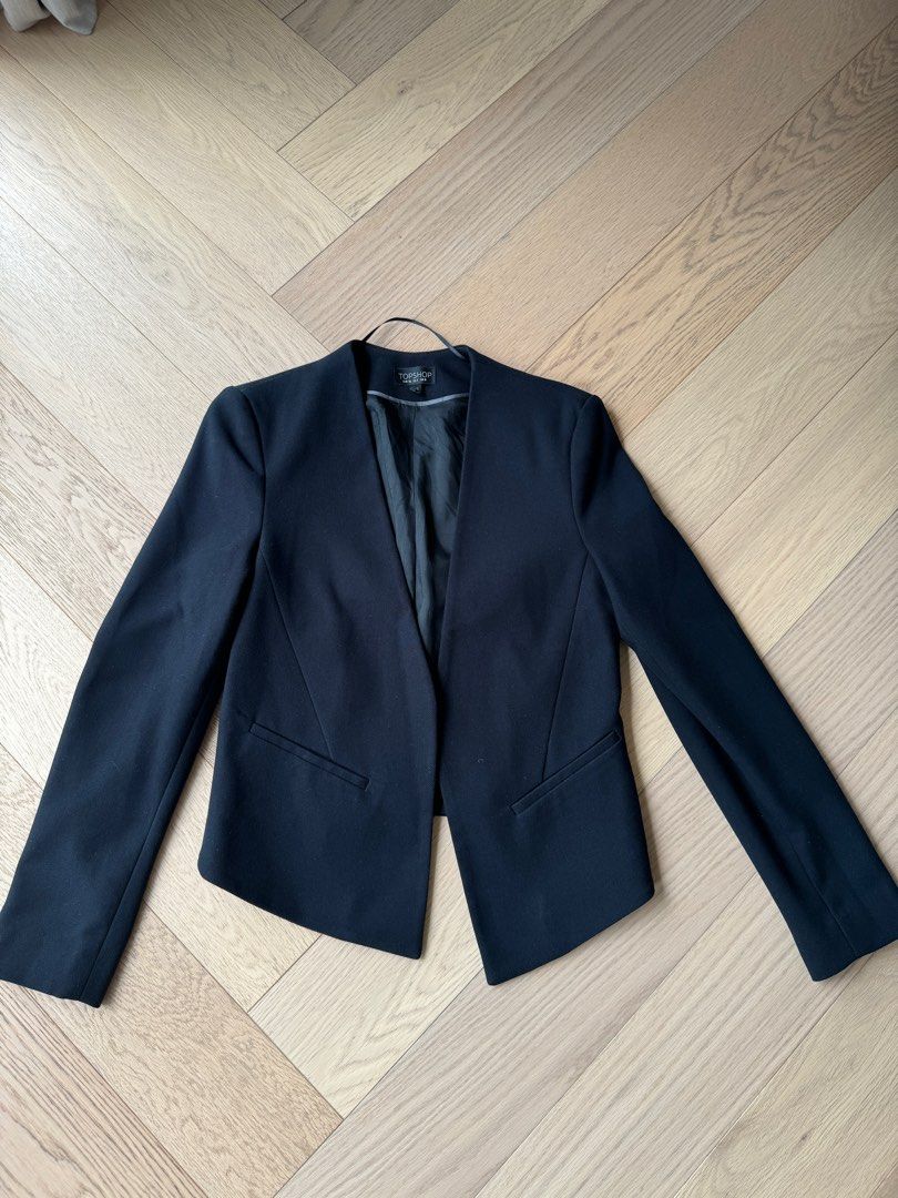 Topshop cropped blazer clearance