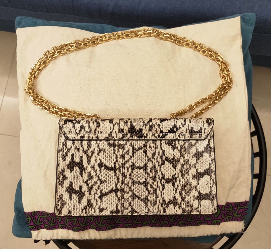 Gemini link embossed online medium shoulder bag